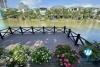 Garden island villa for rent in Ecopark , Van Giang district.